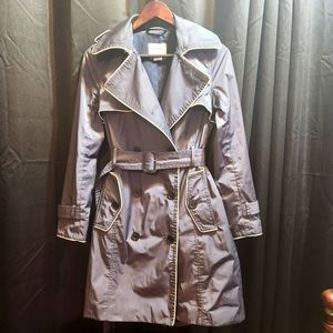 Club monaco Trench Coat Navy Grey Size S